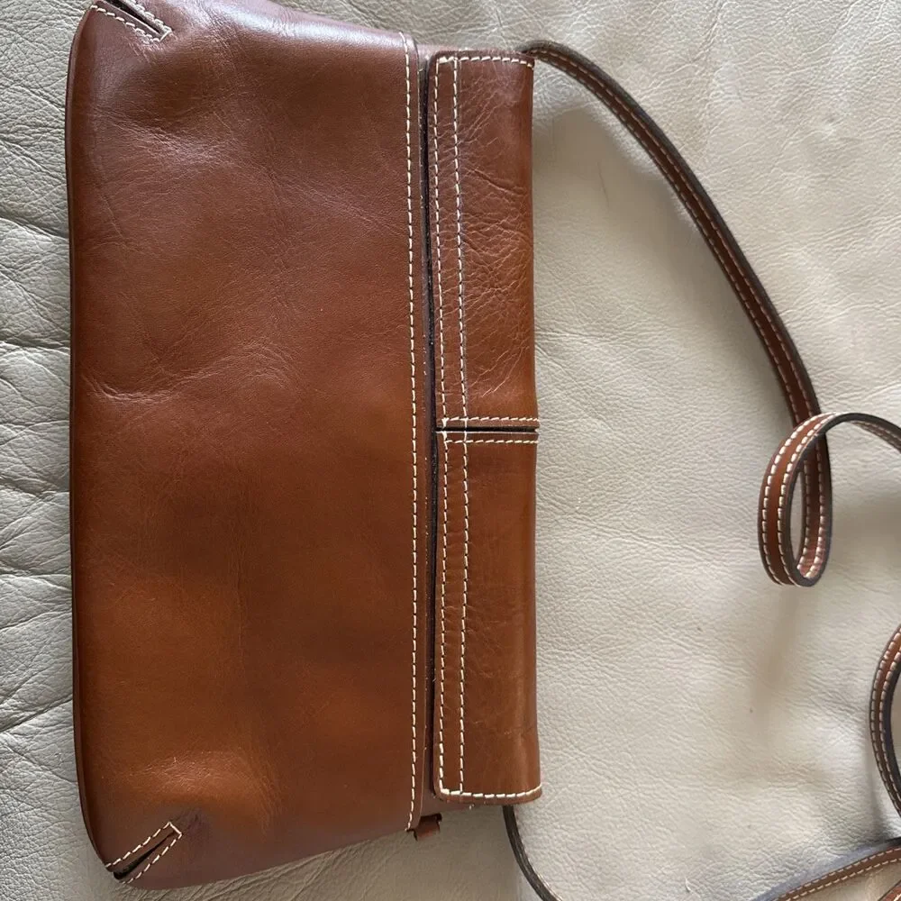 Patricia Nash Leather Crossbody Purse Adjustable Strap Crossbody 6x 12inches